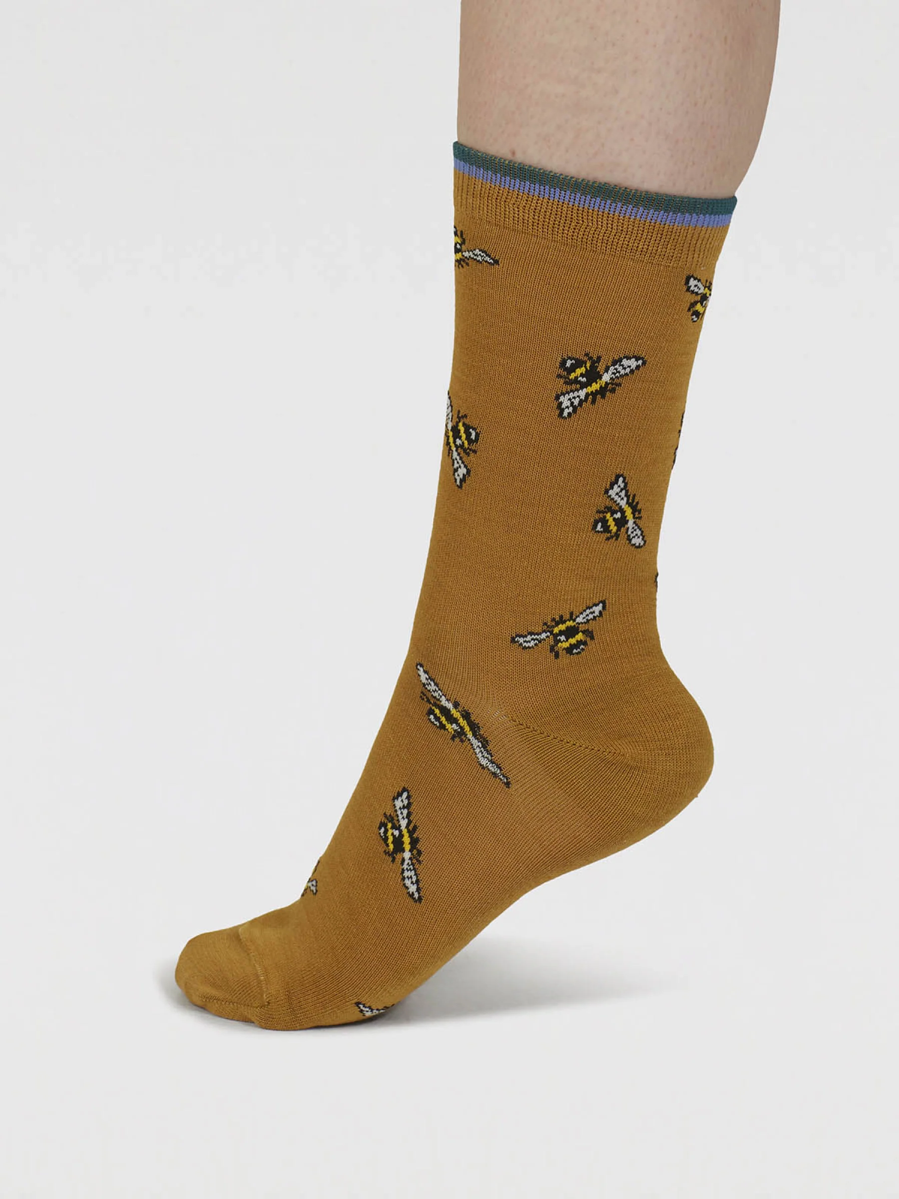 Ginney Patterned Bamboo 7 Pack Sock Gift Box - Multi - Flockneti