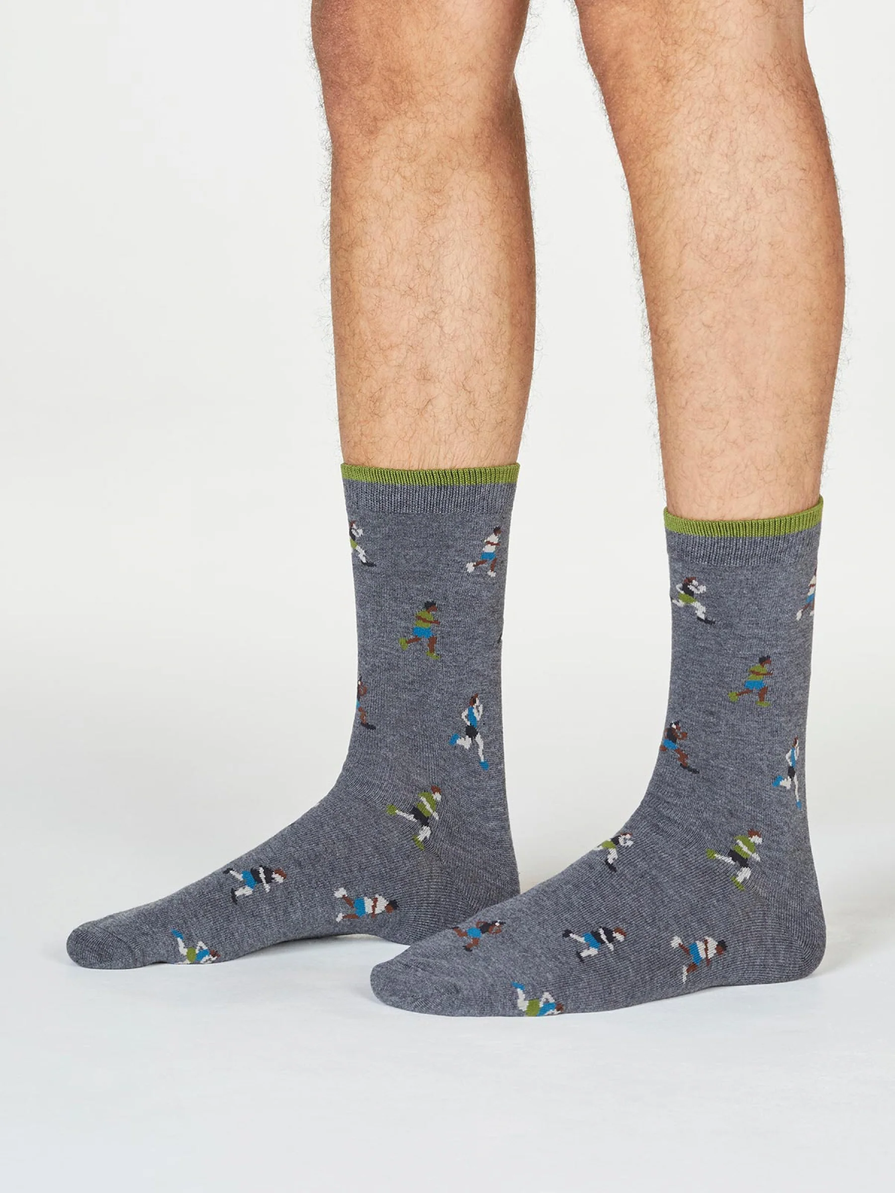 Heck Athlete Socks In A Bag - Dark Grey Marle - Flockneti