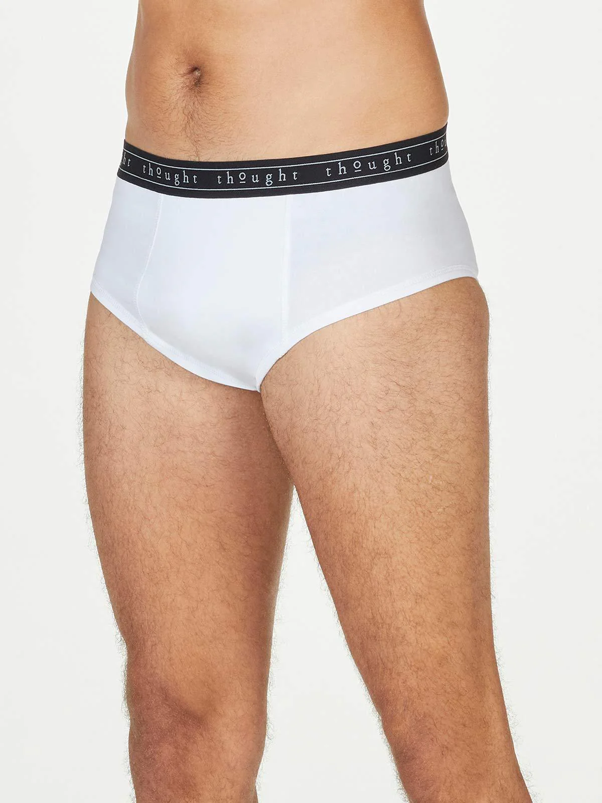 Samuel Organic Cotton Y-Front Briefs - White - Flockneti