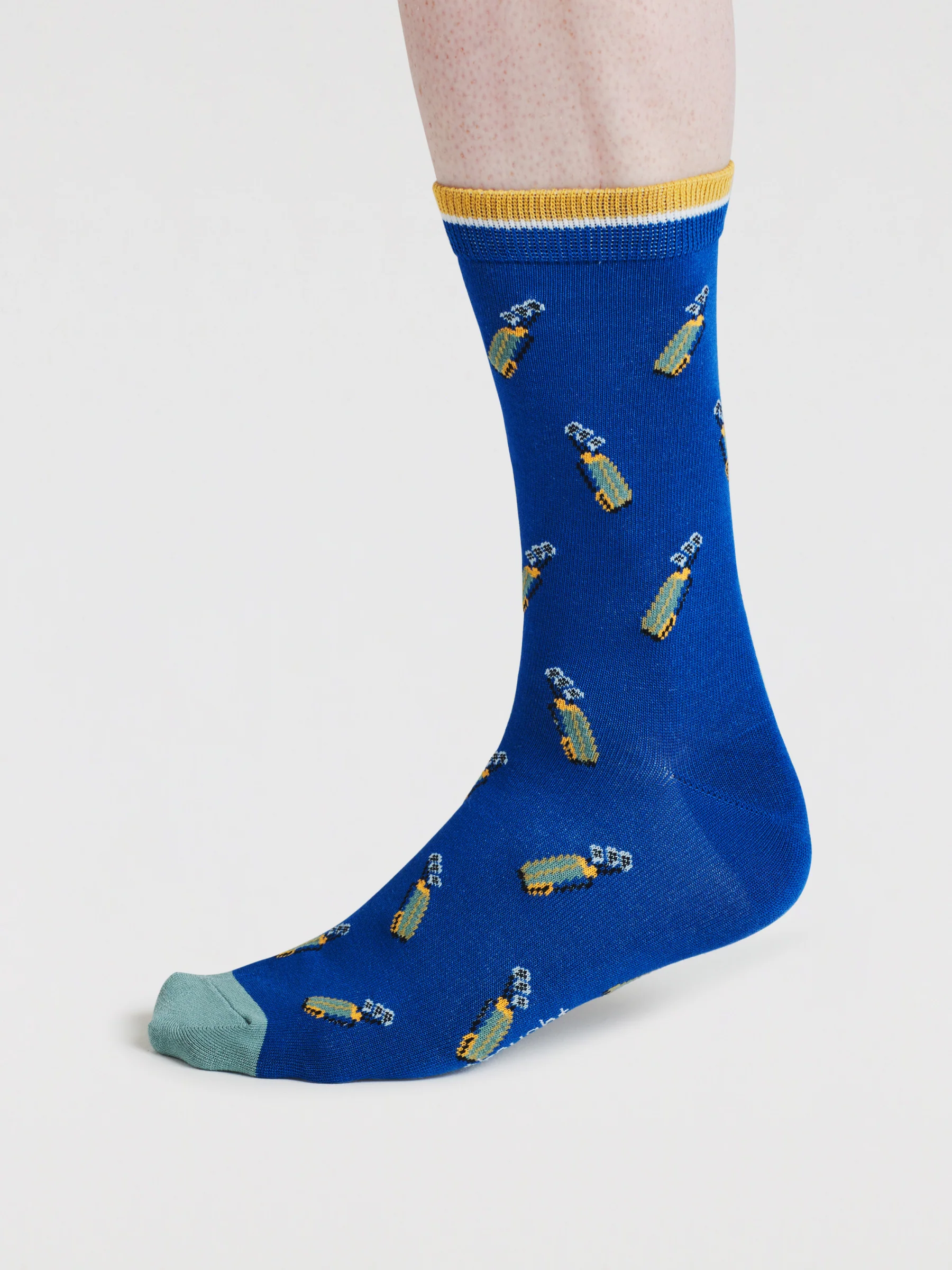 Kinley Golf Bamboo 2 Socks Gift Bag - Caper Green - Flockneti