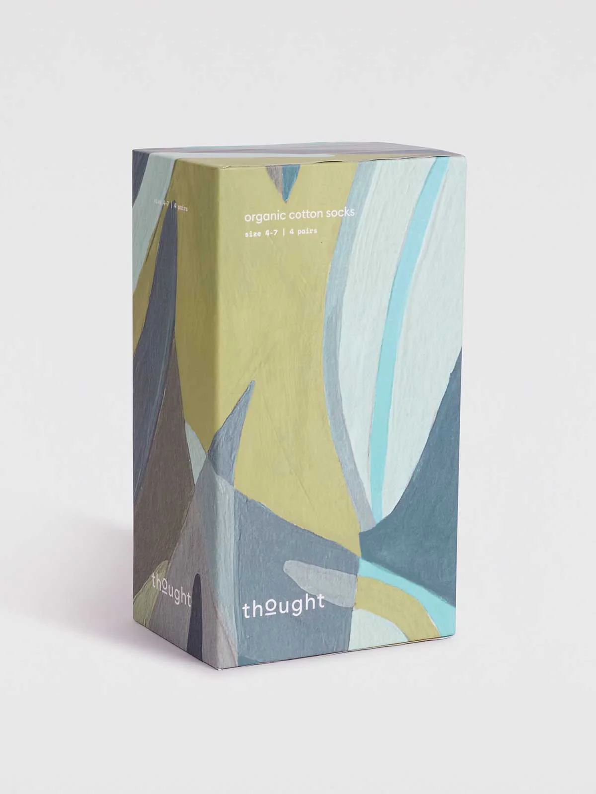 Fiona Organic Cotton Afternoon Tea Sock Box - Multi - Flockneti