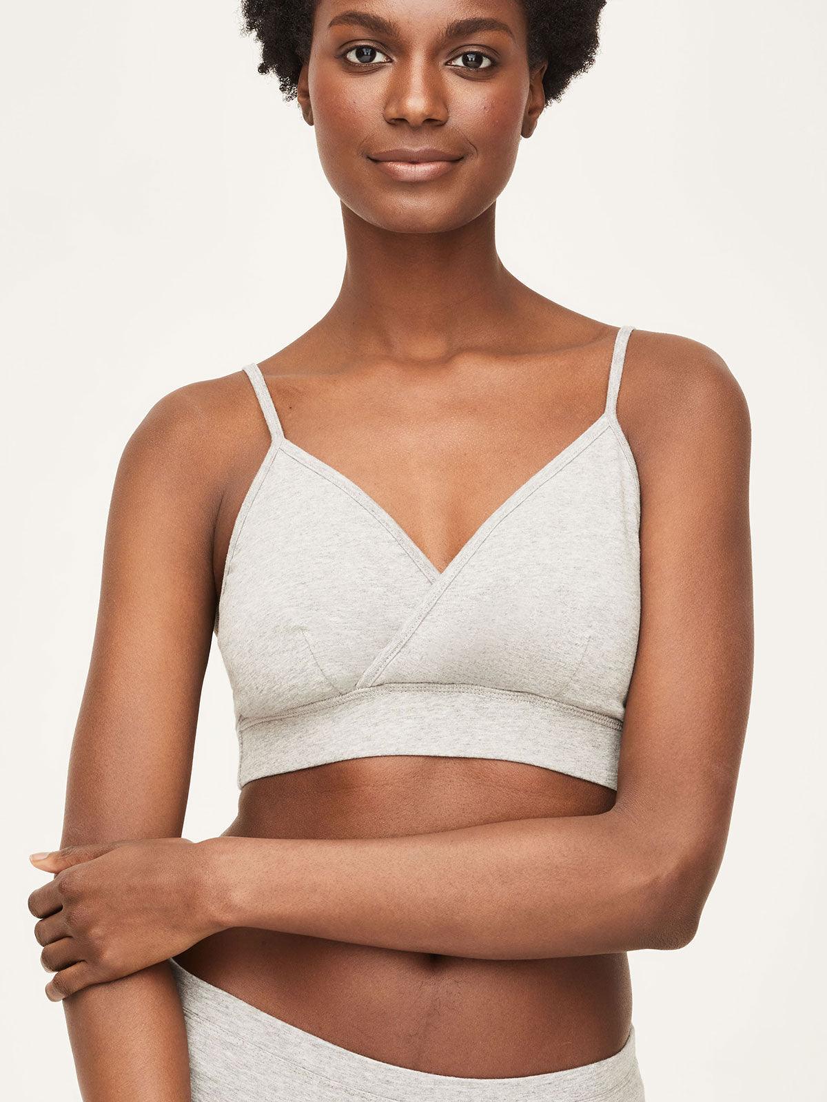 Organic Cotton Jersey Triangle Bralette - Flockneti