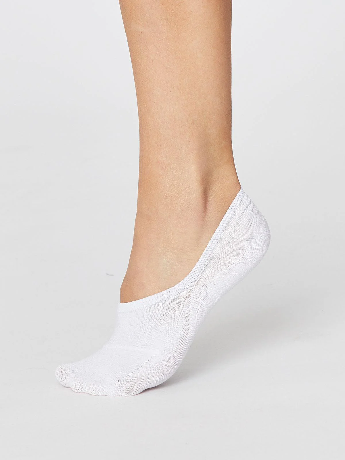 No Show Socks - White - Flockneti