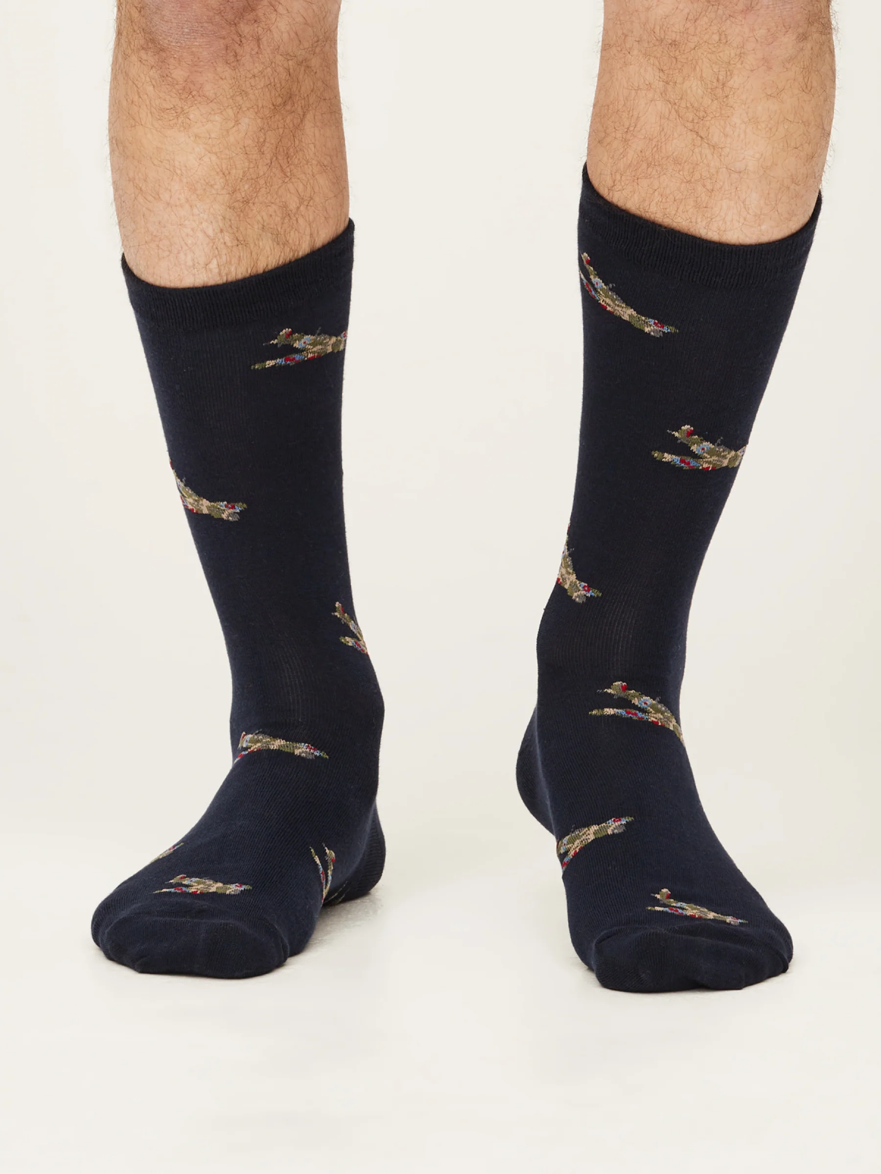 Spitfire Plane Socks In A Bag - Dark Navy - Flockneti