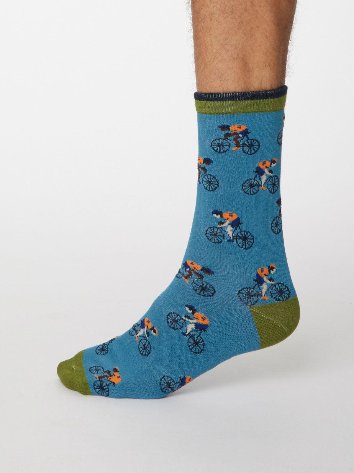 Garra De Bici Socks - Dusty Blue - Flockneti