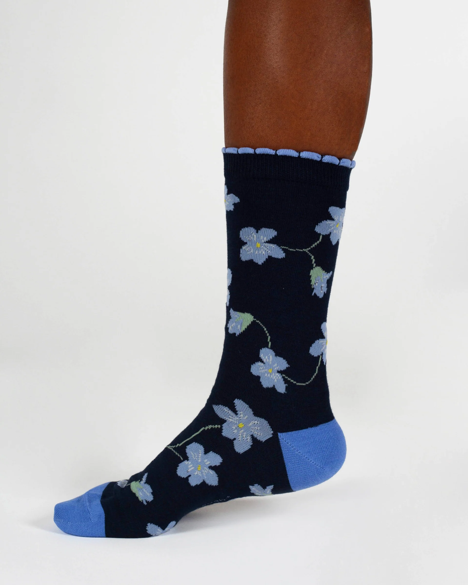 Womens February Birth Flower Sock - Primrose - Flockneti