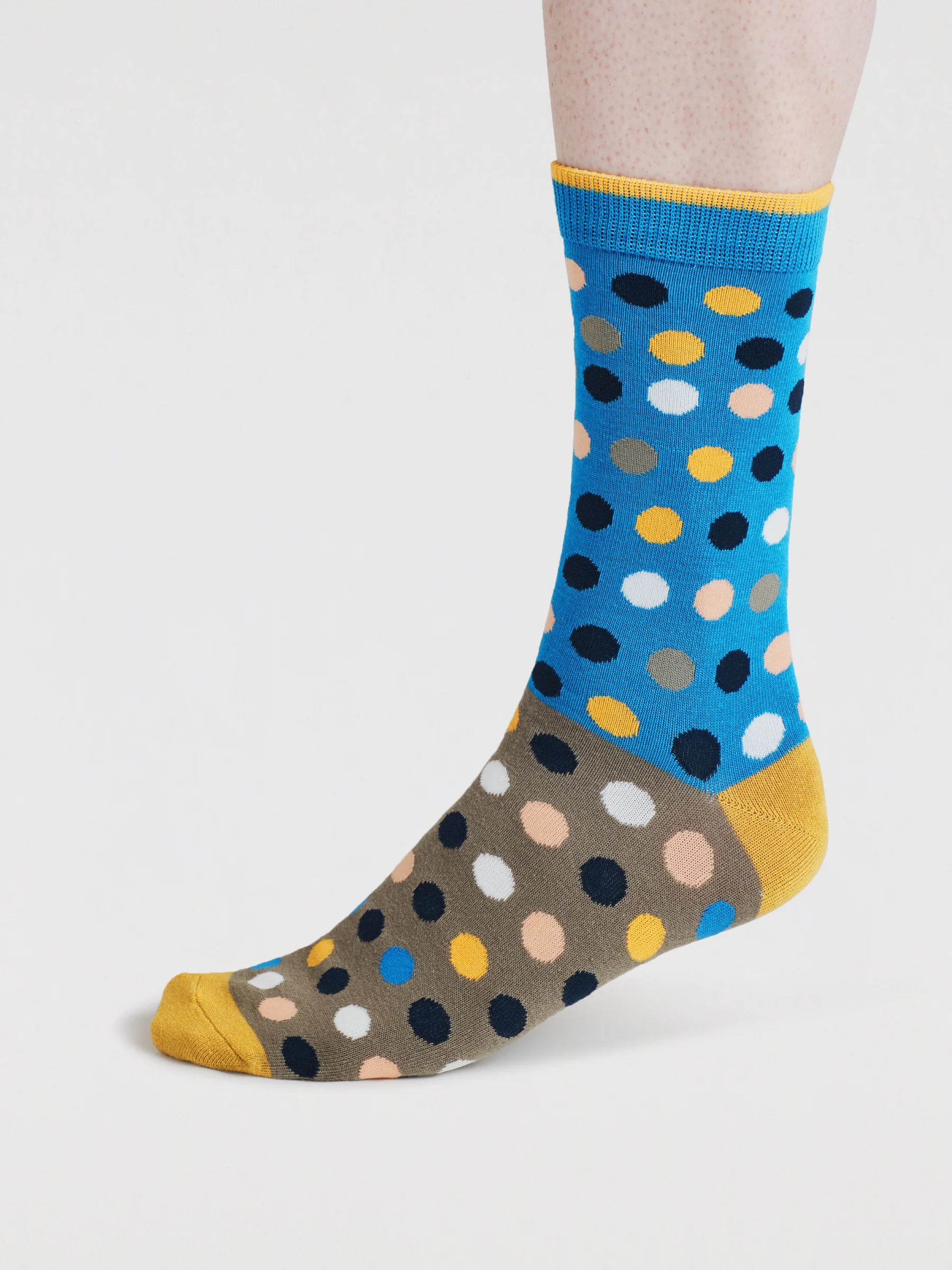 Mens Collins Beer Bamboo 4 Sock Gift Box - Multi - Flockneti