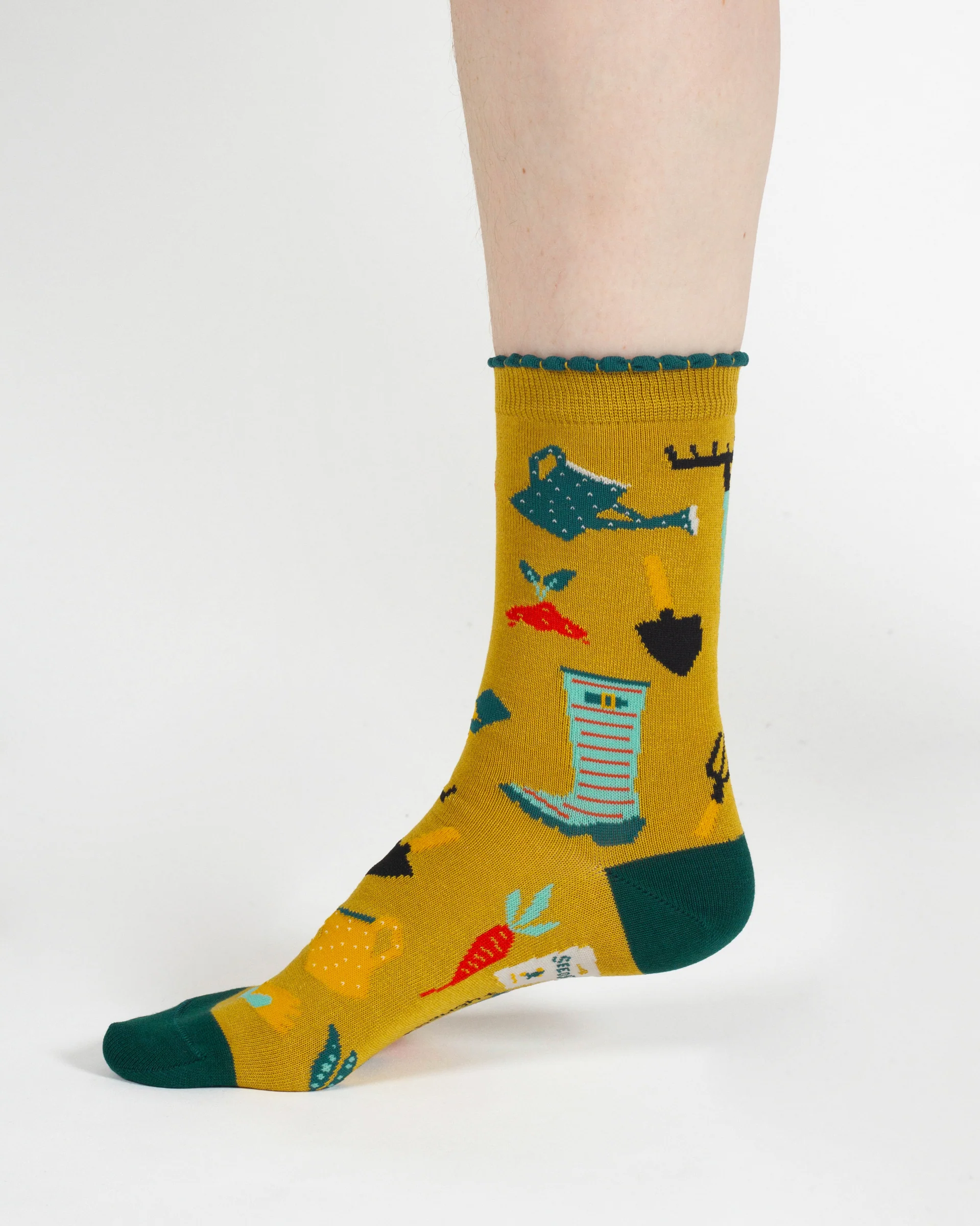 A Perfect Afternoon Organic Cotton Gift Box of 4 Socks - Multi - Flockneti