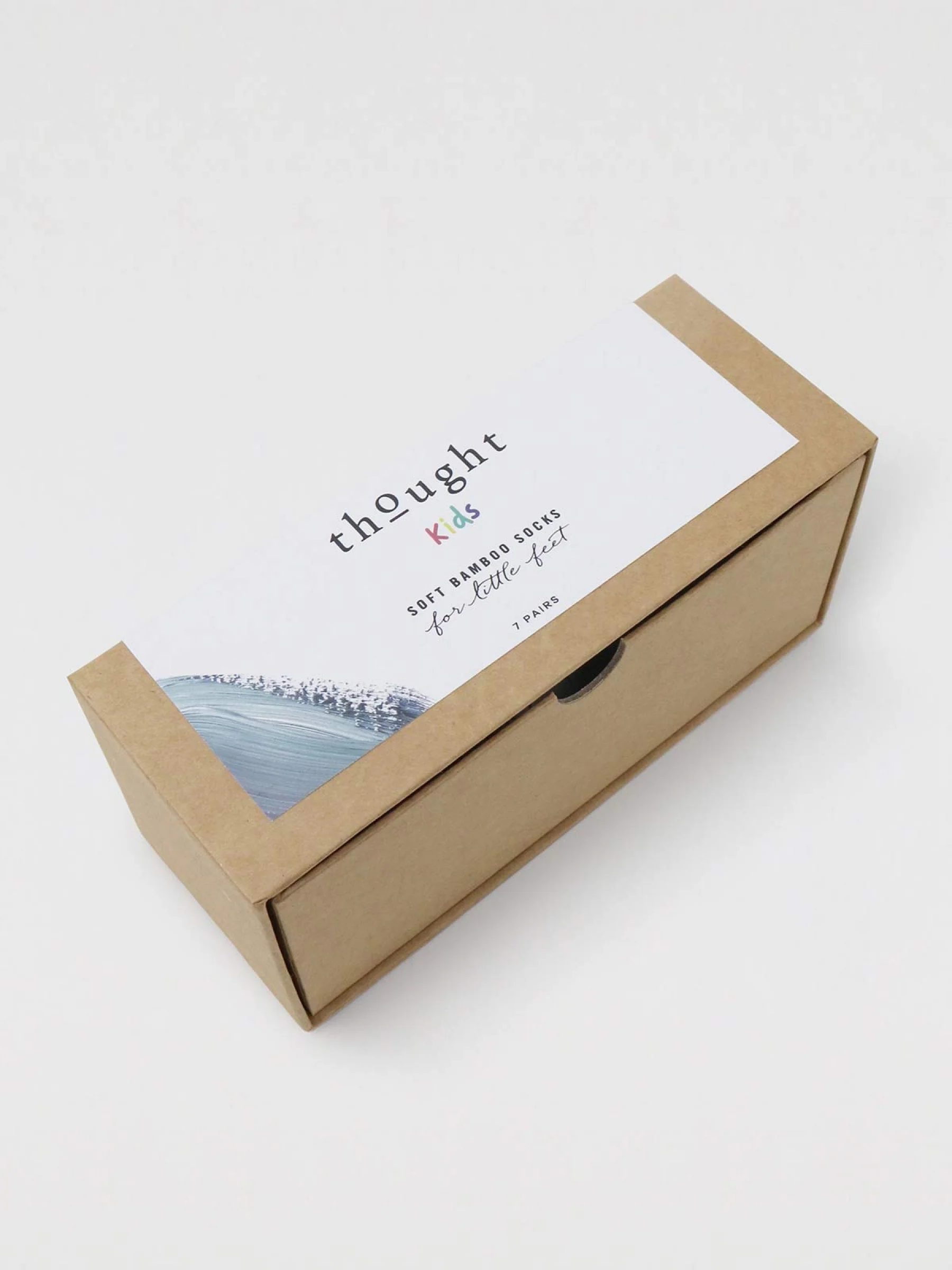 Bamboo Rainbow Sock Box - Multi - Flockneti