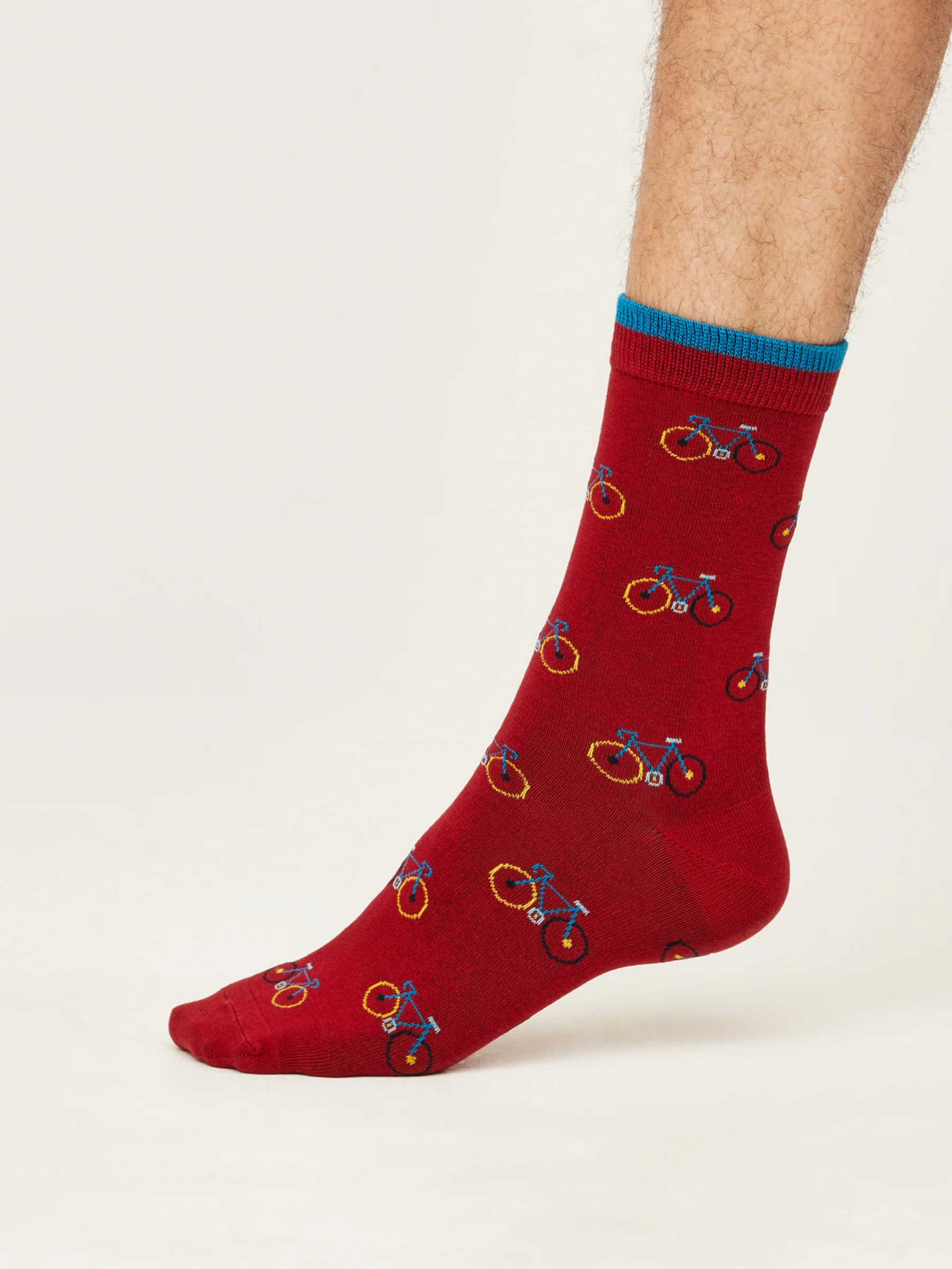 Classic Bicycle Socks - Berry Red - Flockneti
