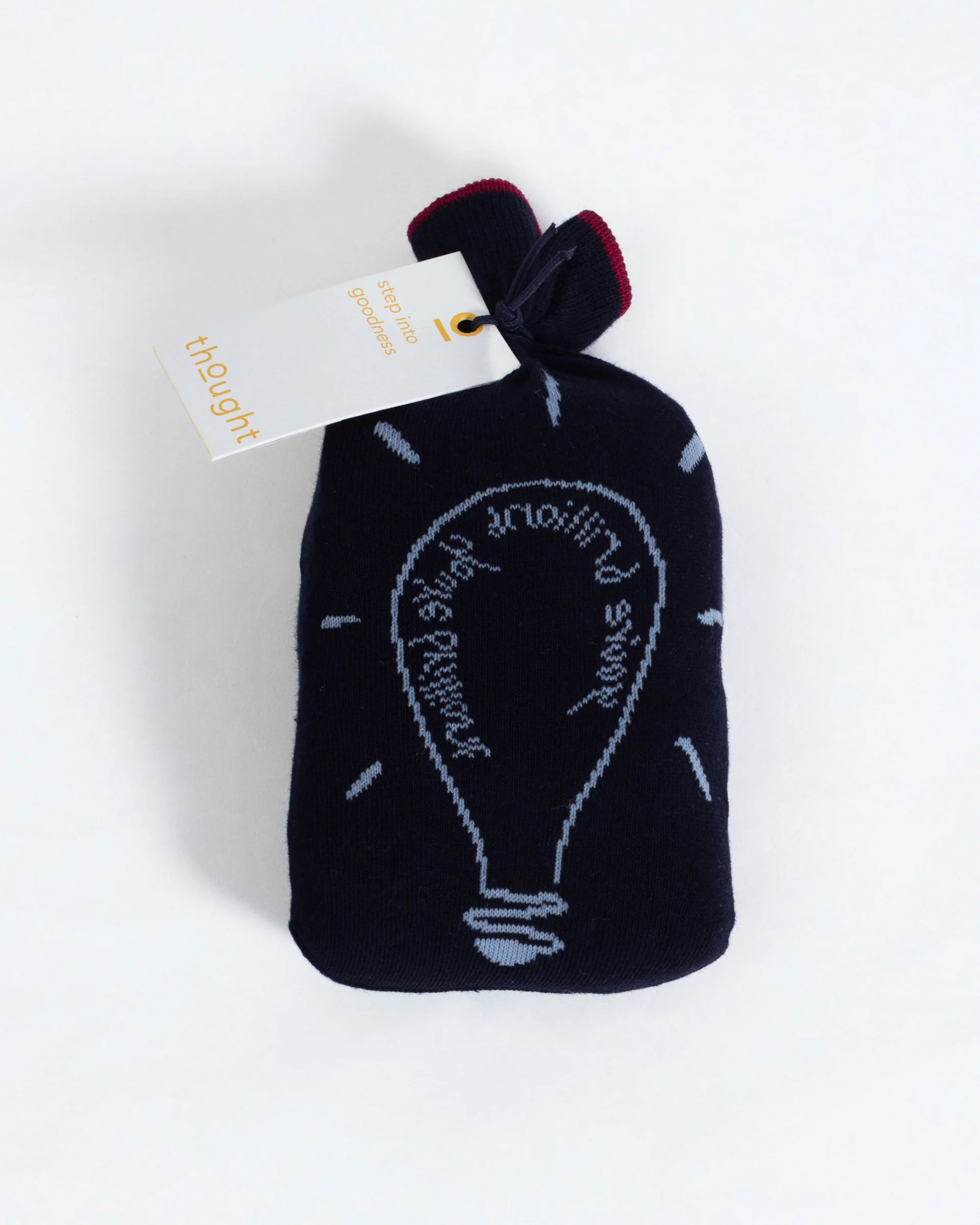 Mathematician Bamboo 2 Socks in a Bag - Grey/Navy - Flockneti