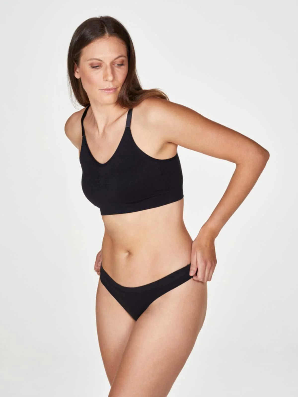 Organic Cotton Jersey Thong - Flockneti