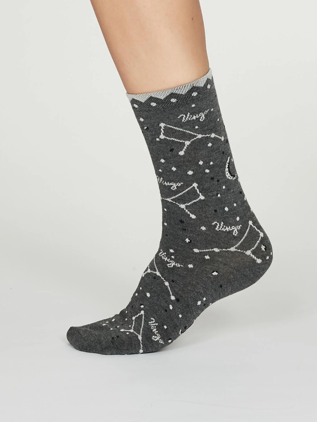 Virgo Zodiac Bamboo Organic Cotton Horoscope Star Sign Socks - Flockneti