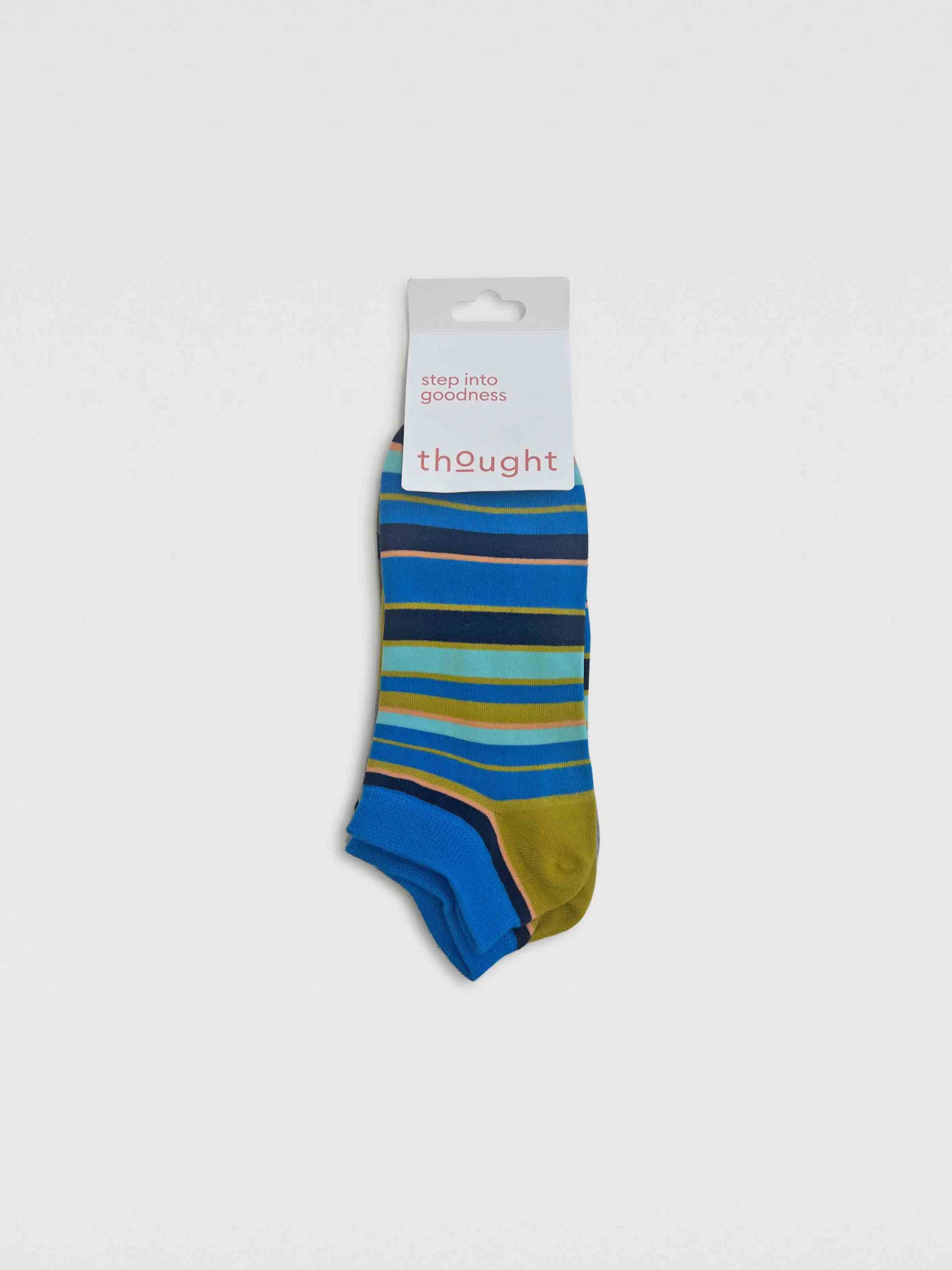 Agot Stripe & Spot Organic Cotton 3 Pack Socks - Multi - Flockneti