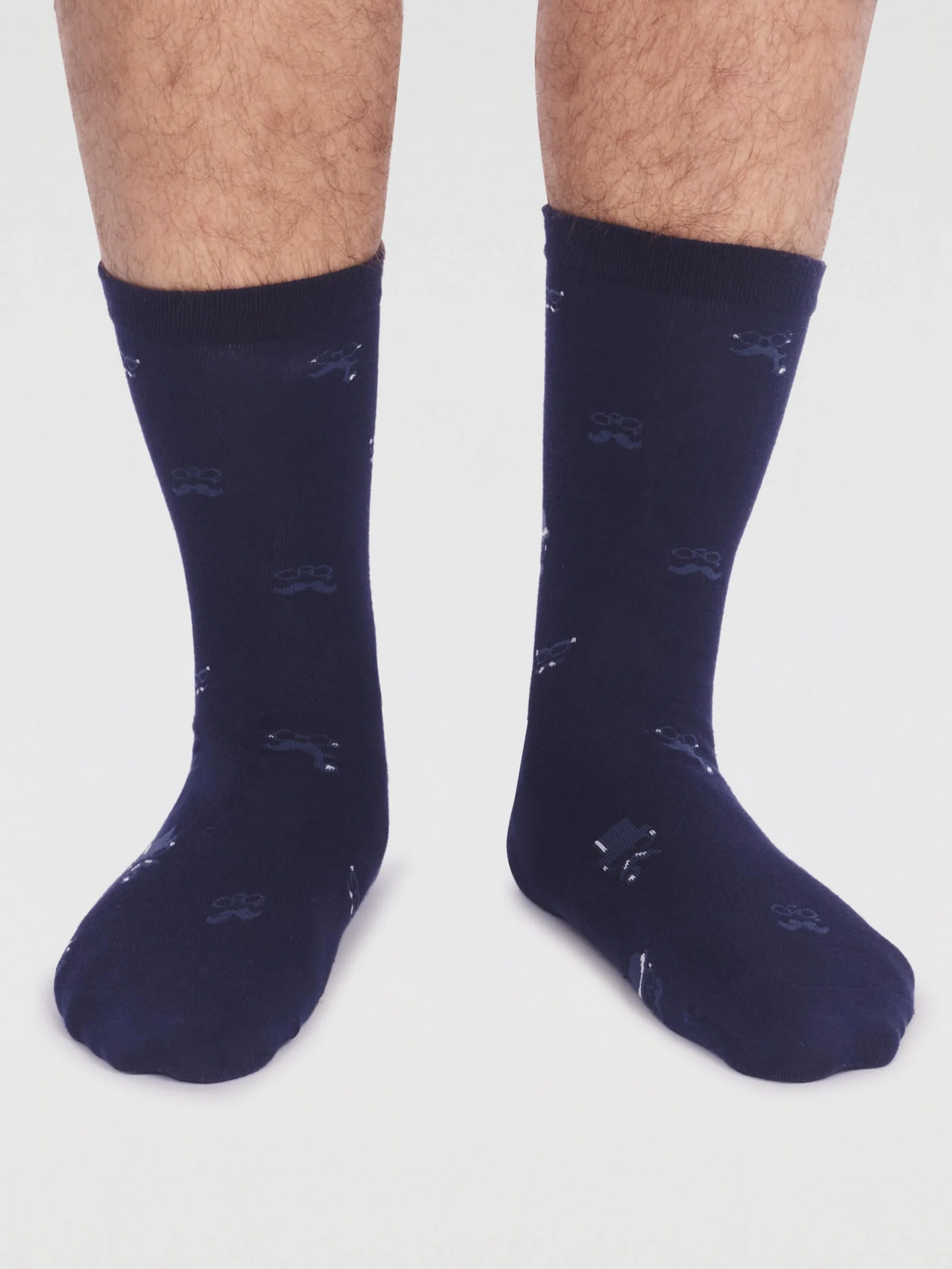 Jett Organic Cotton Smart Socks - Navy - Flockneti