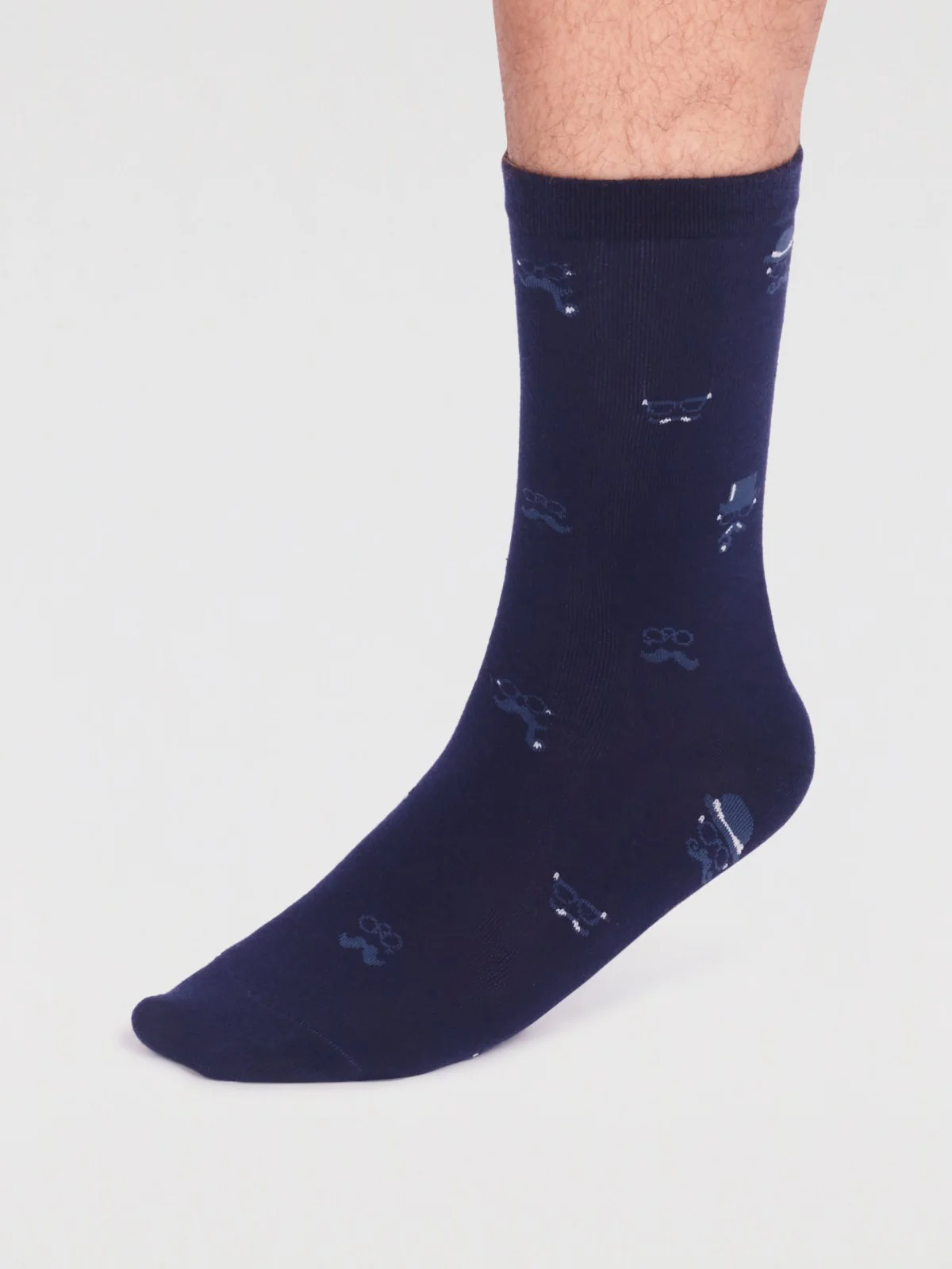 Jett Organic Cotton Smart Socks - Navy - Flockneti
