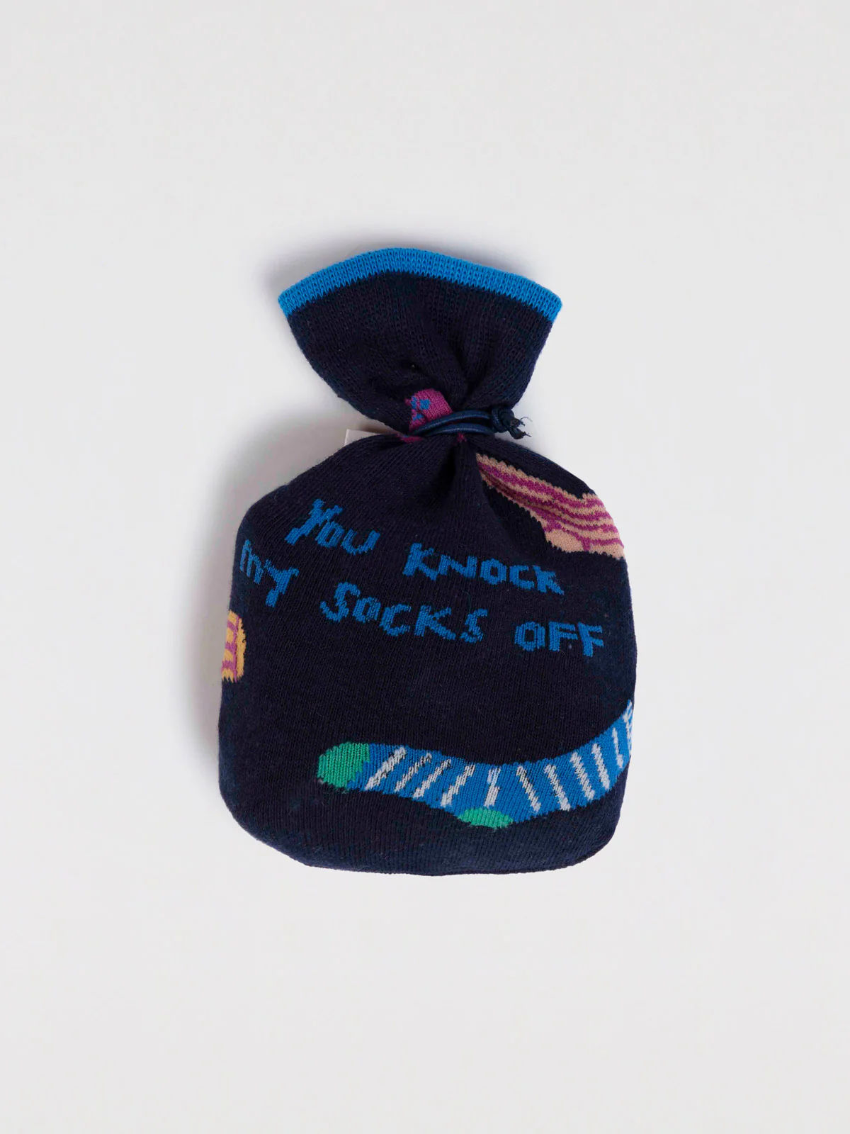 Remy Organic Cotton Sock In A Bag - Navy - Flockneti