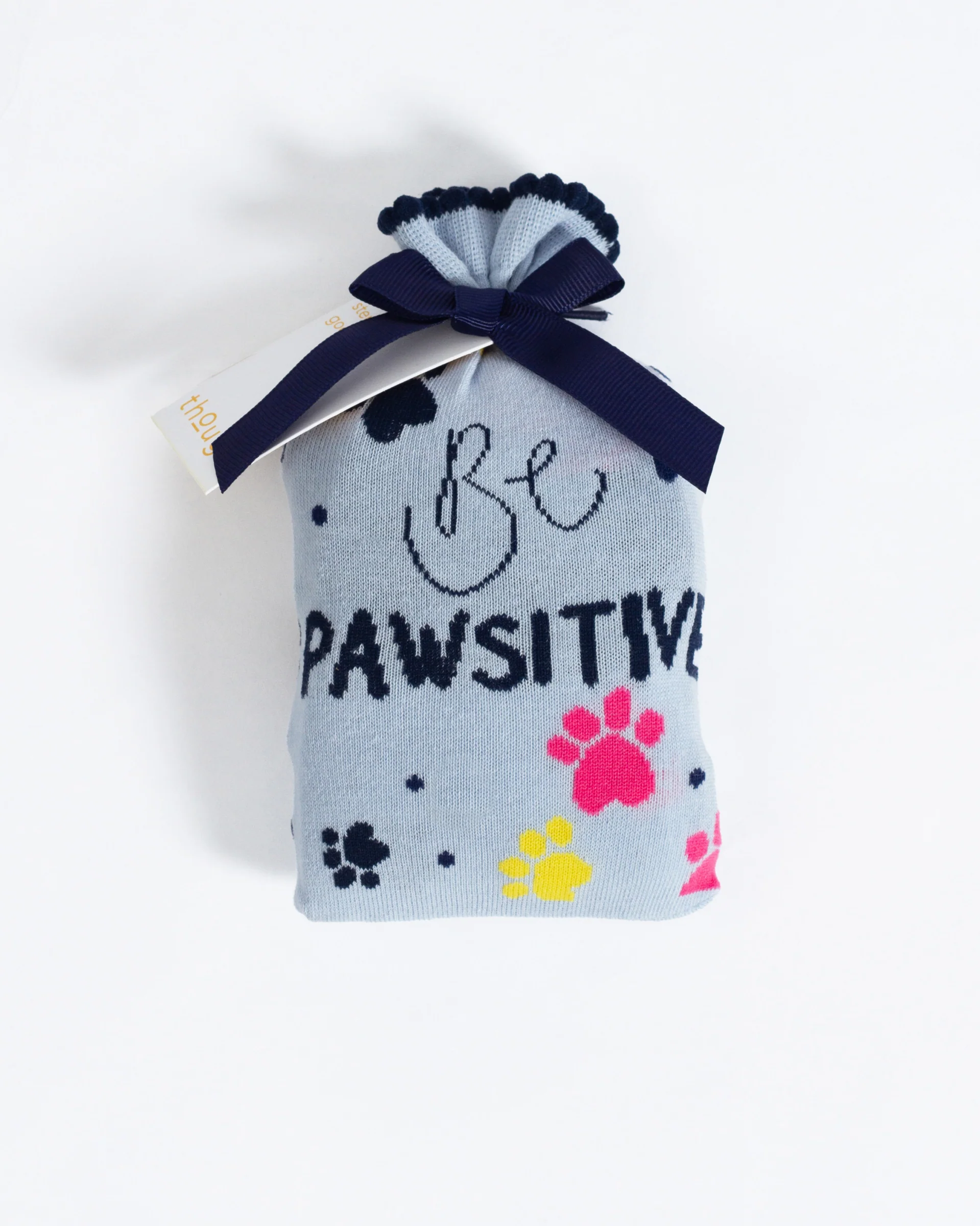 Be Pawsitive Organic Cotton 2 Socks in a Bag - Blue Multi - Flockneti