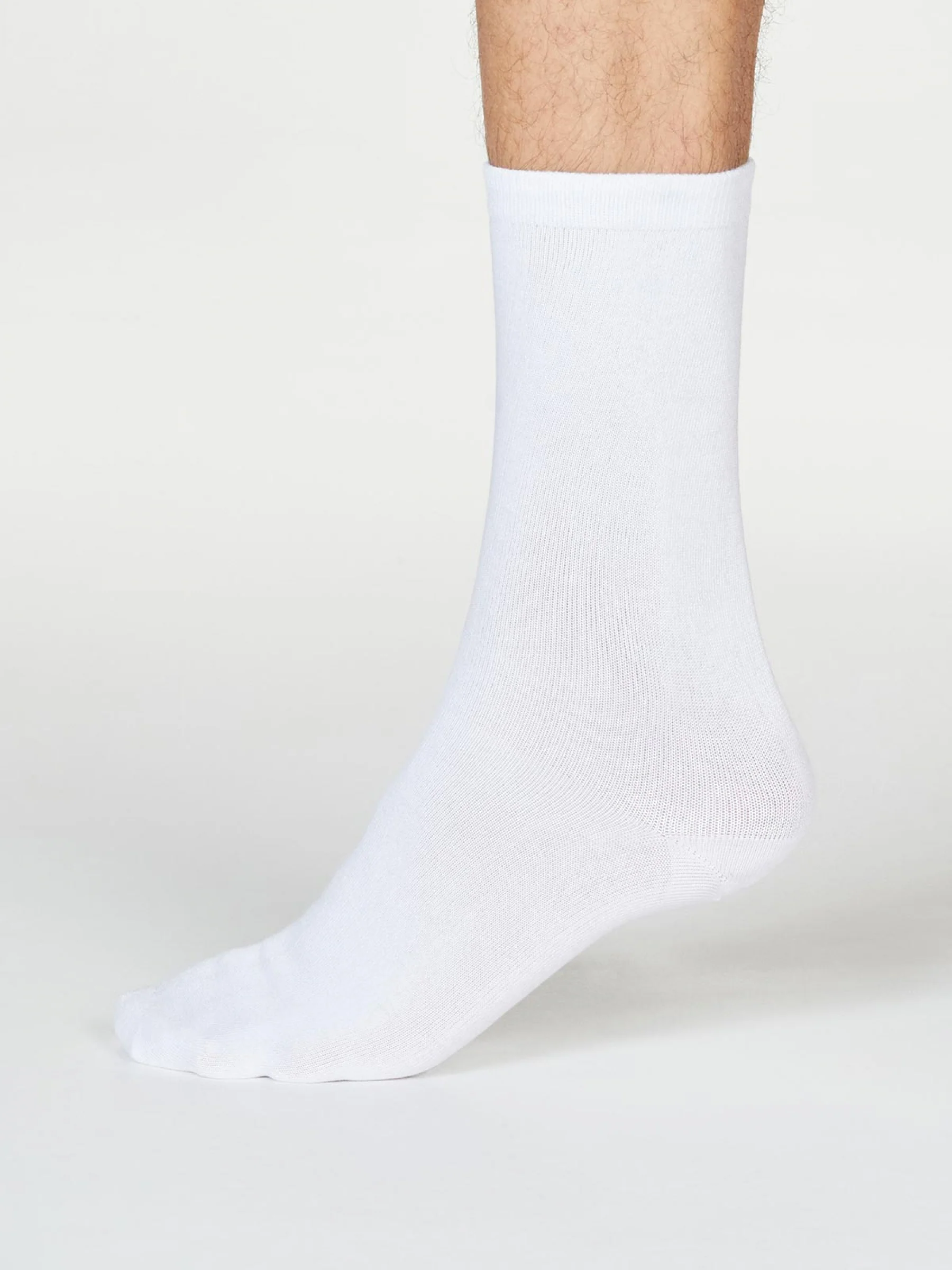 Jimmy Bamboo Socks - White - Flockneti
