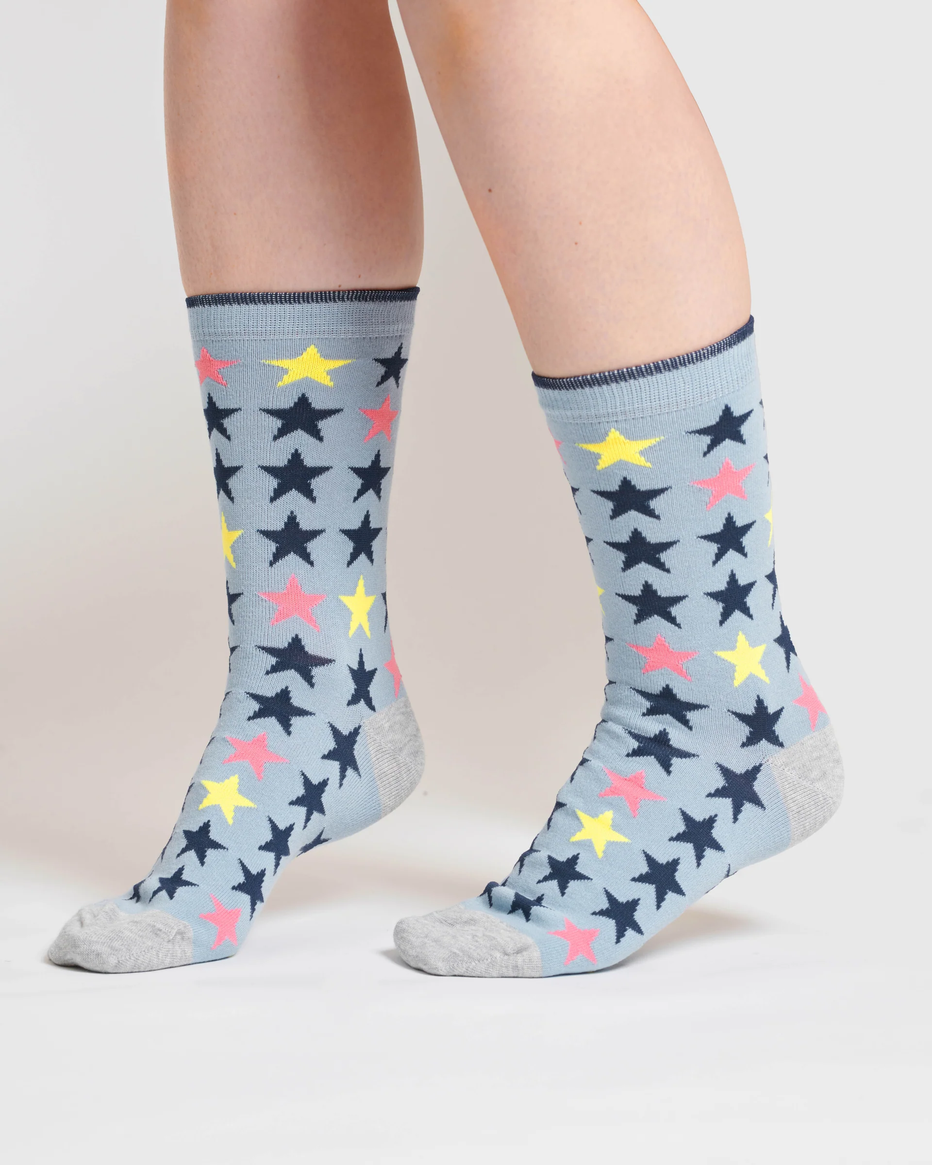 Youre The Best Bamboo 3 Pack of Socks - Grey/Blue - Flockneti