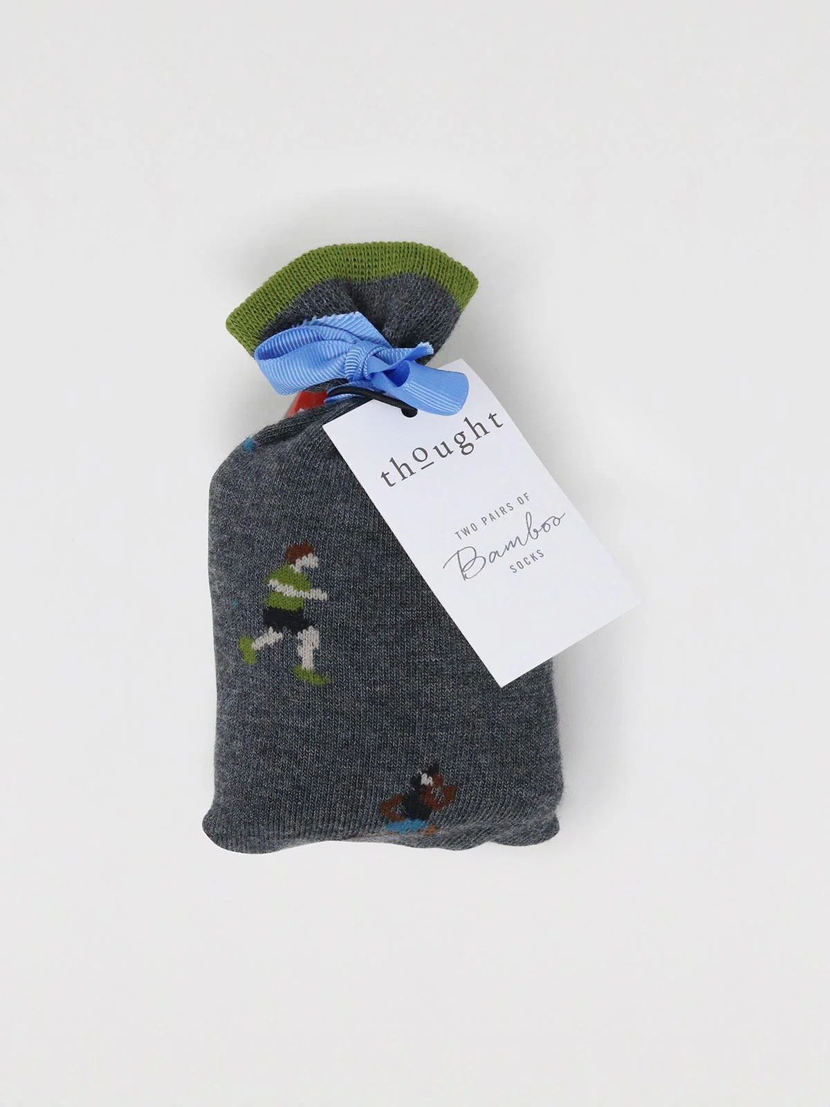 Heck Athlete Socks In A Bag - Dark Grey Marle - Flockneti