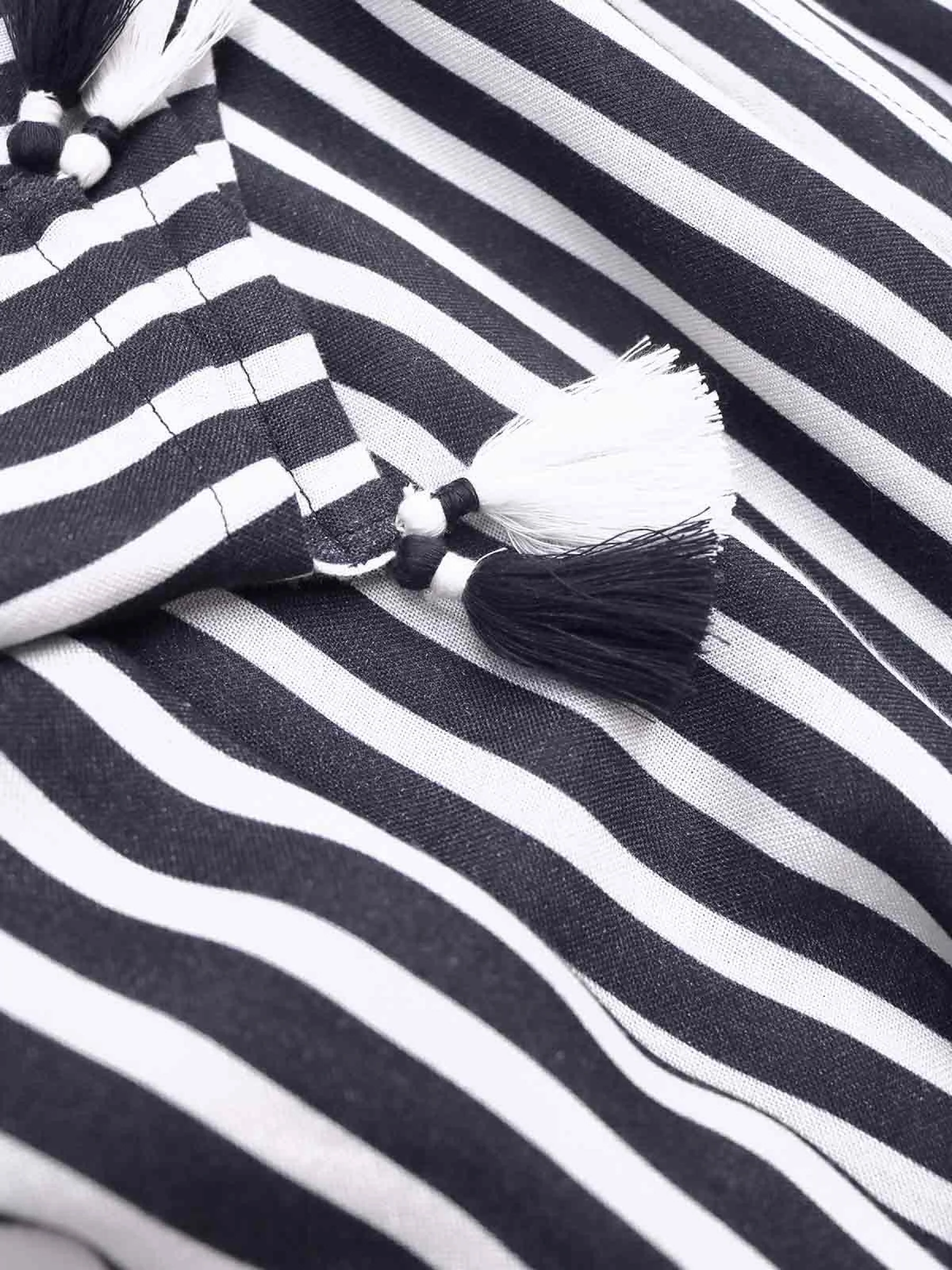 Juana Throw - Navy - Flockneti