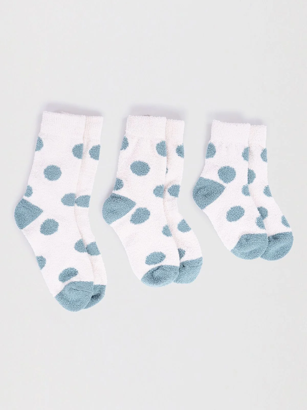 Sammie Baby Recycled Polyester Stripe Fluffy Sock - Stone White - Flockneti