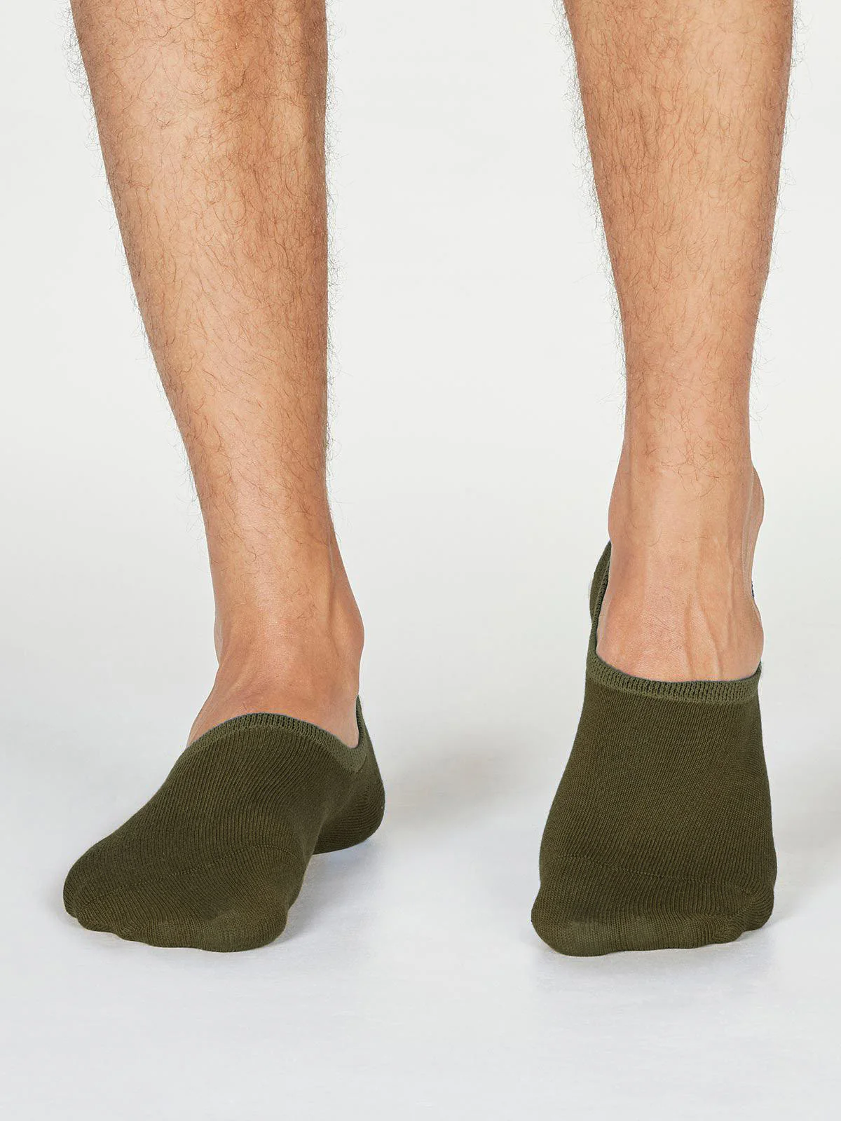 No Show Socks - Khaki Green - Flockneti