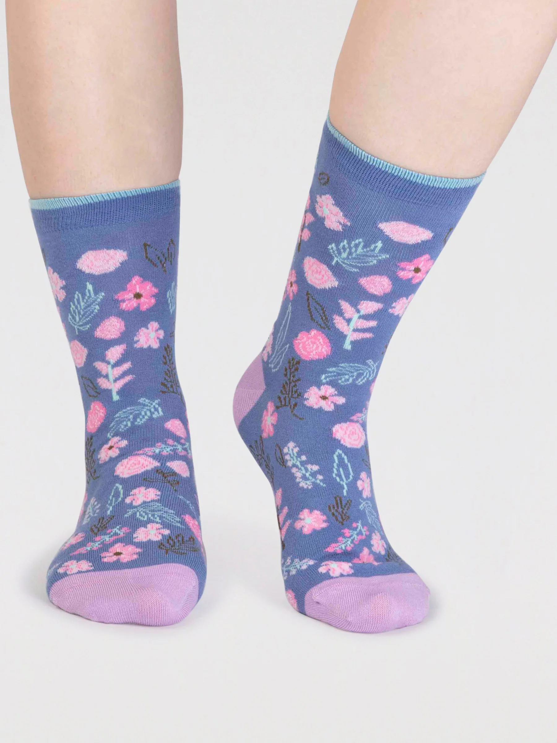 Kyrie Women's Bamboo Cats 3 Pack Socks - Multi - Flockneti