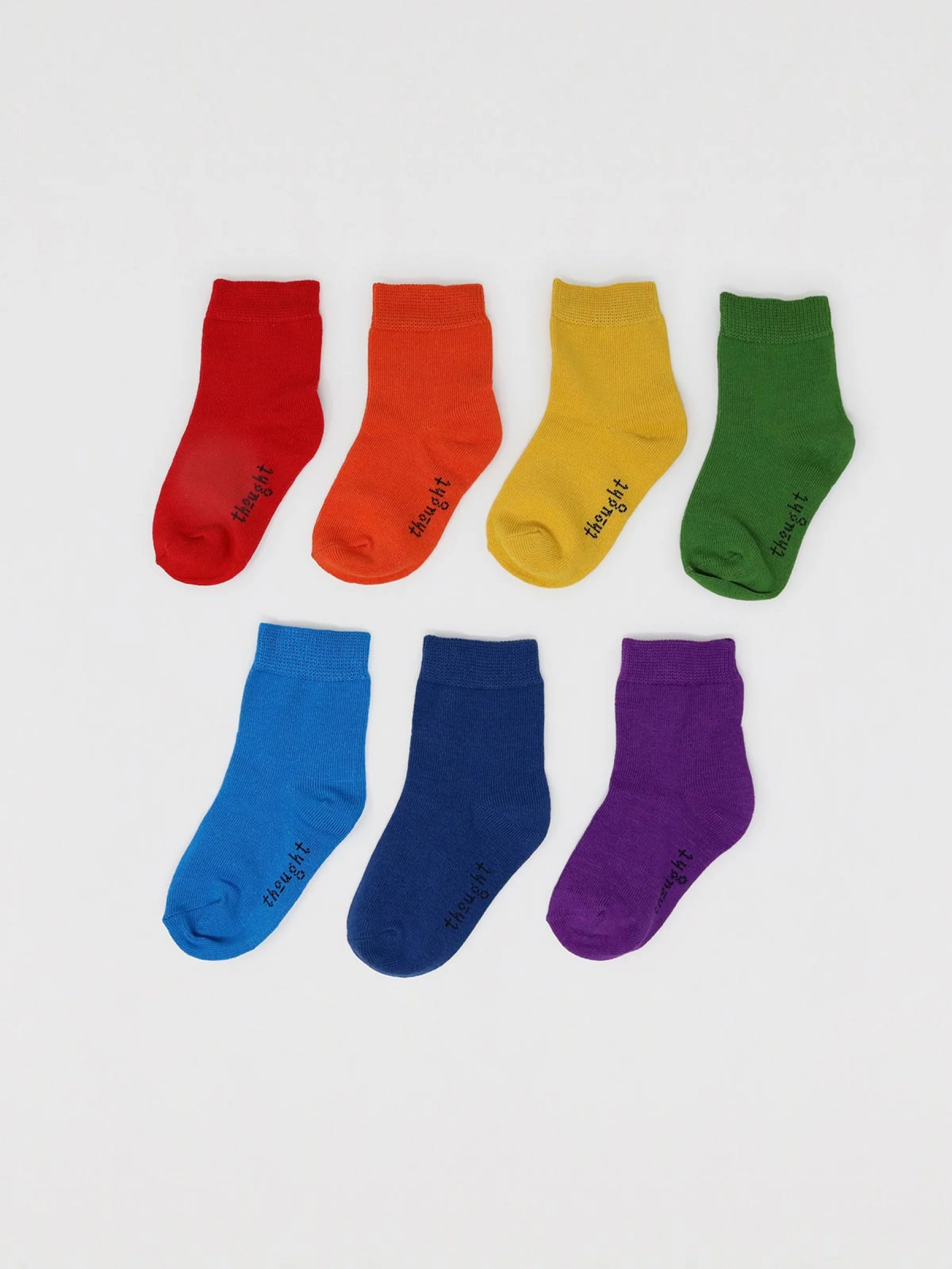 Baby Rainbow Bamboo 7 Pack Sock Box - Flockneti