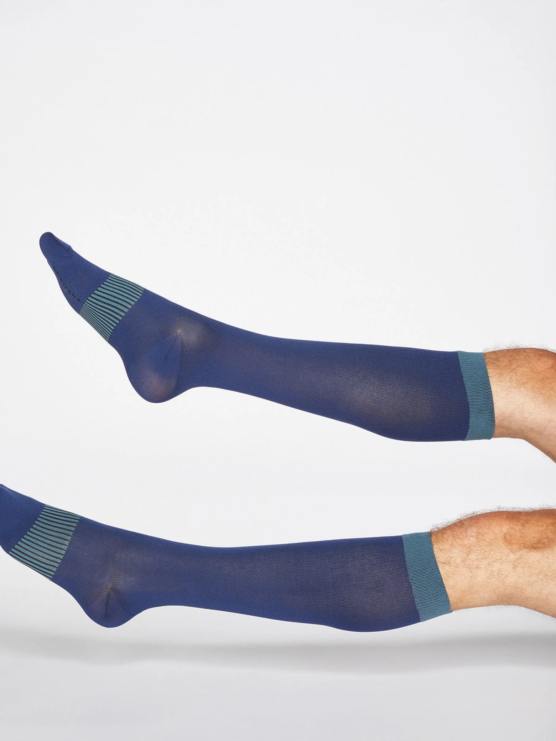 Declan Flight Socks - Denim Blue - Flockneti