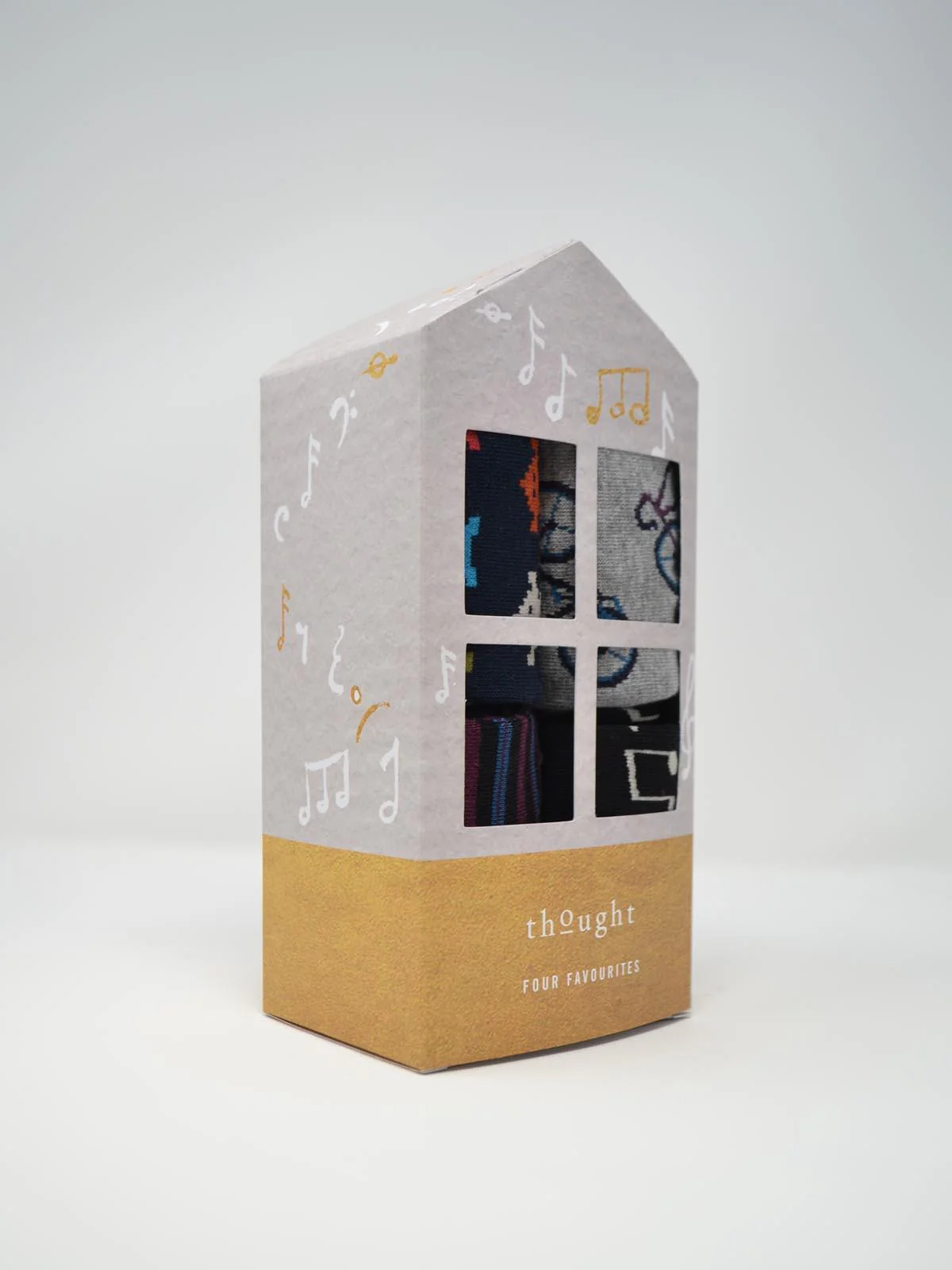 Laurence Sock Gift Box - Multi - Flockneti