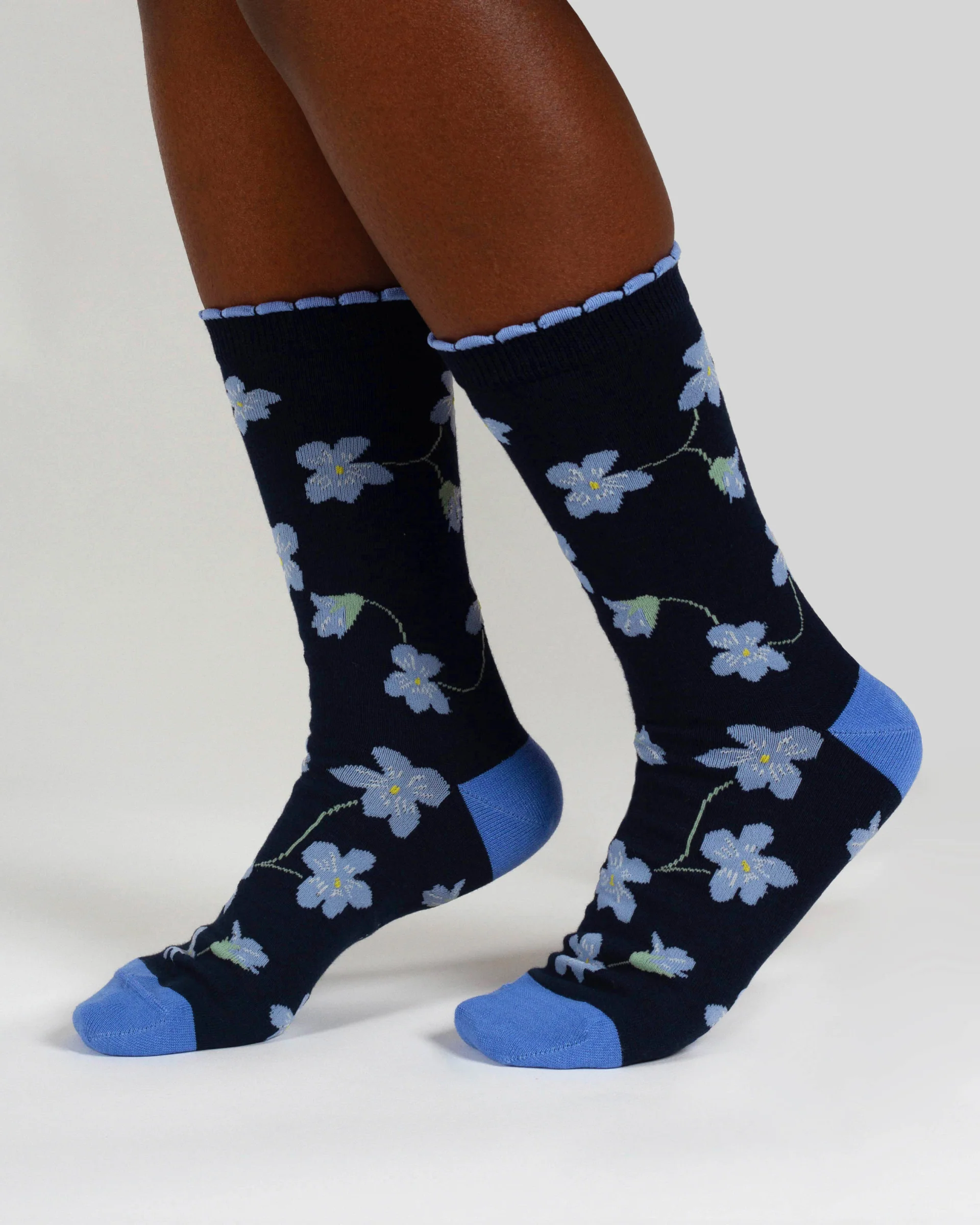 Womens February Birth Flower Sock - Primrose - Flockneti