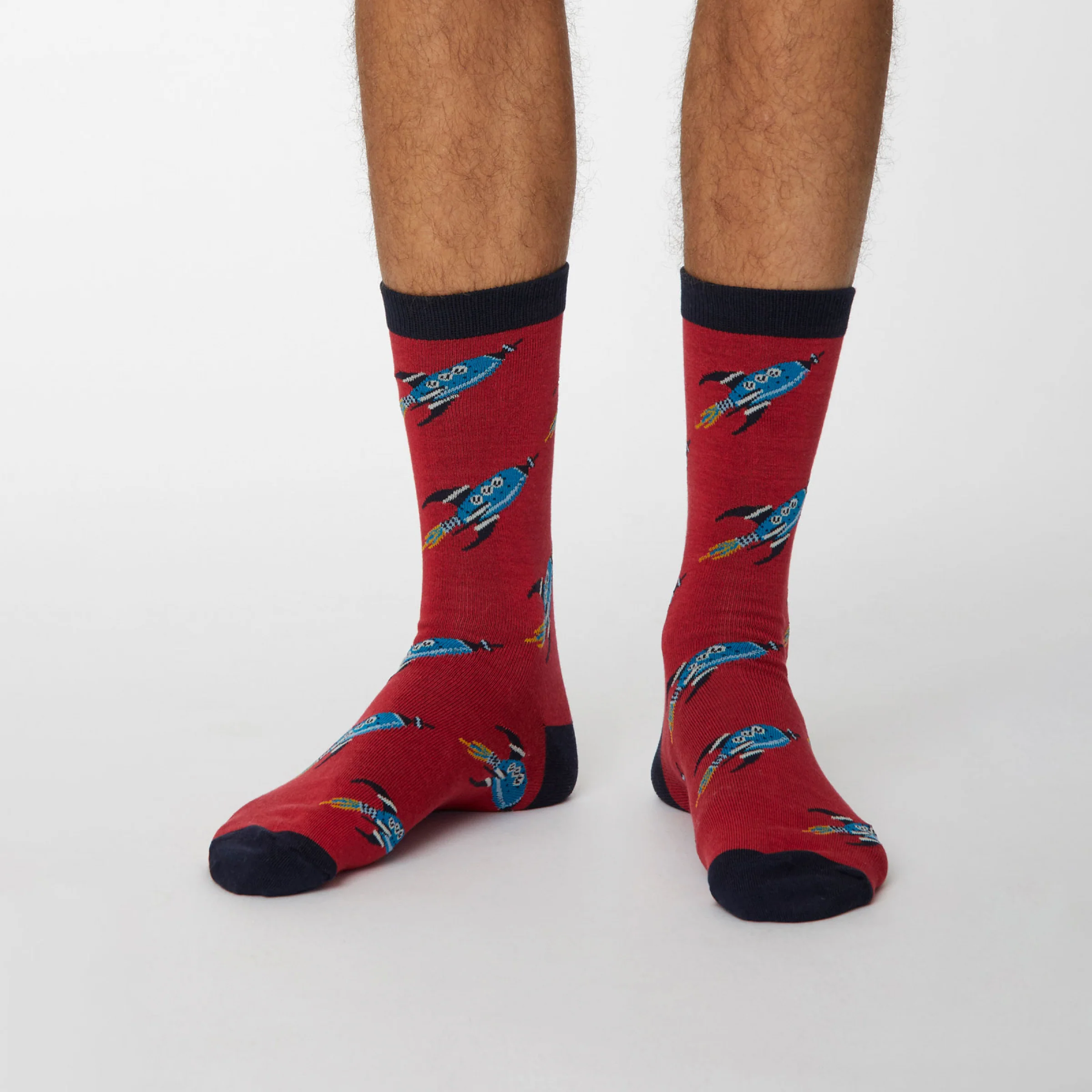 Galassia Socks - Berry Red - Flockneti