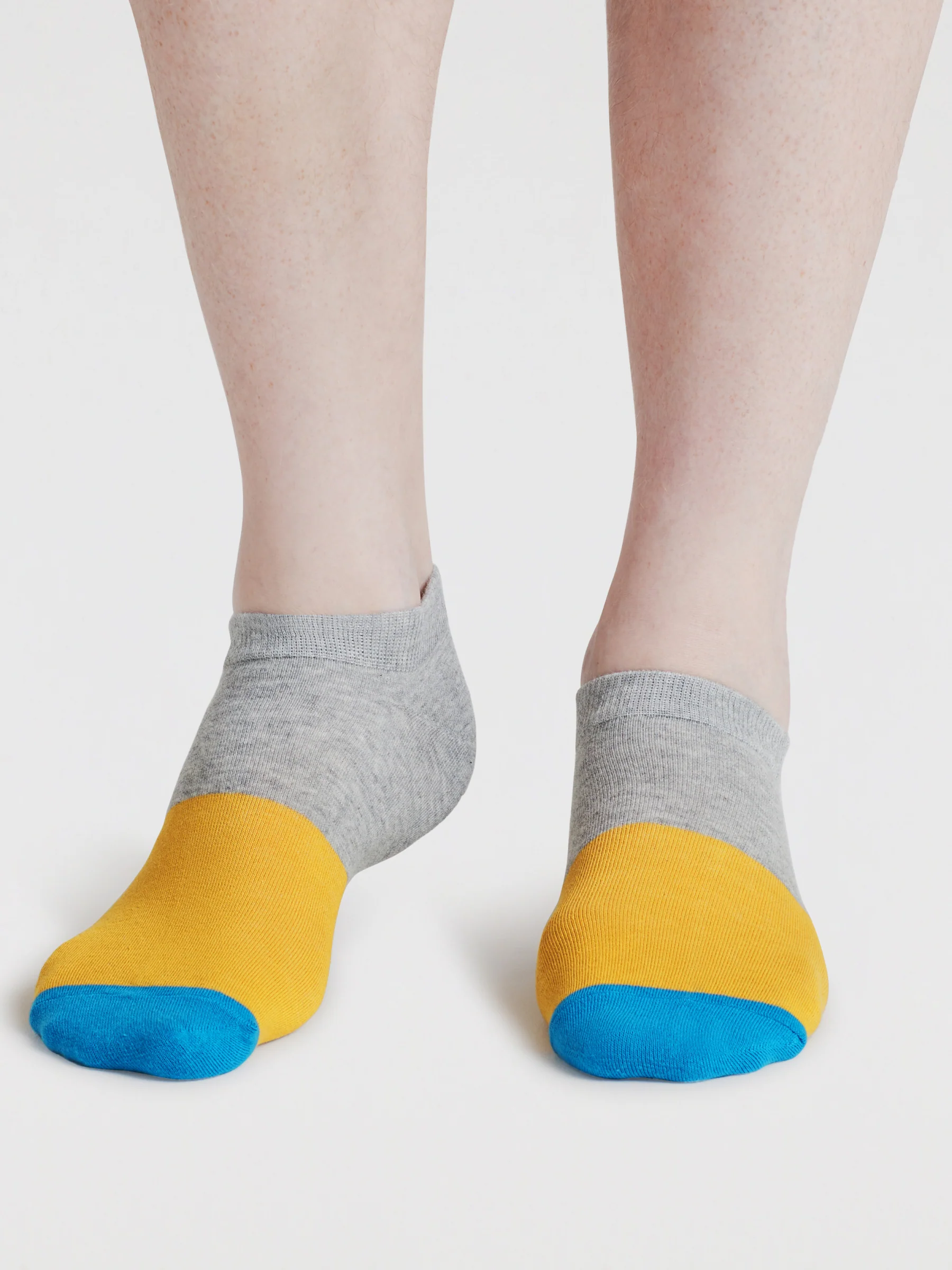 Agot Stripe & Spot Organic Cotton 3 Pack Socks - Multi - Flockneti