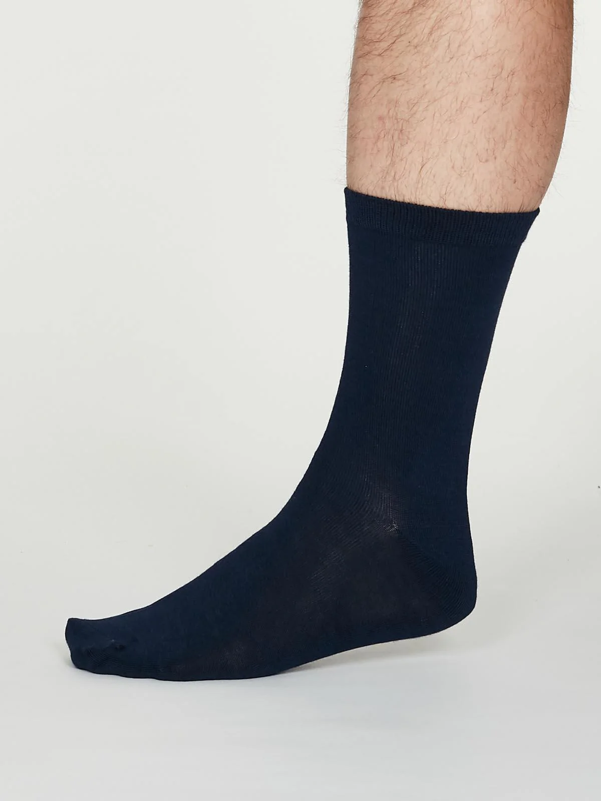 Jimmy Bamboo Organic Cotton Blend Plain Socks - Flockneti