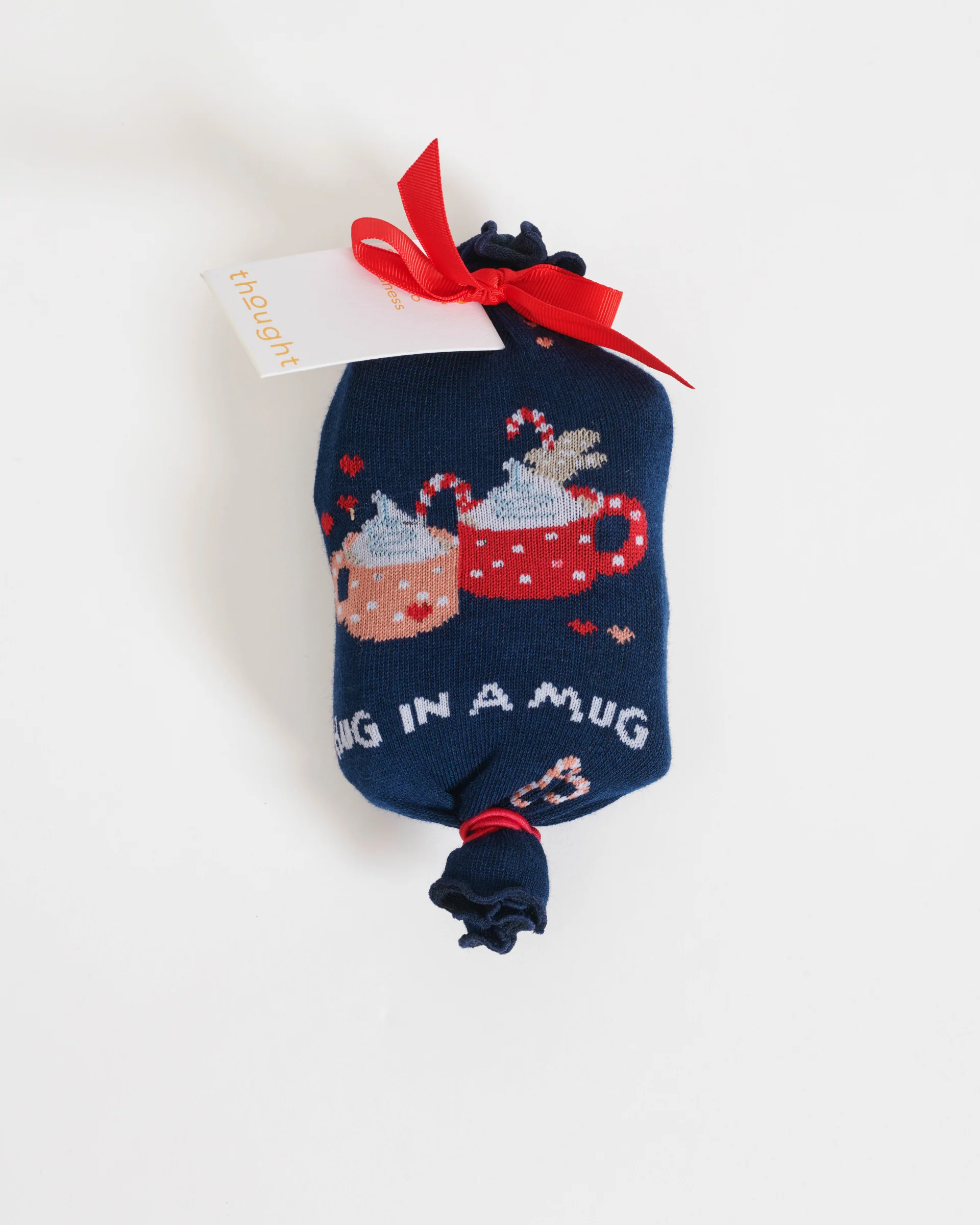 Hug in a Mug Bamboo 2 Socks in a Bag - Green - Flockneti